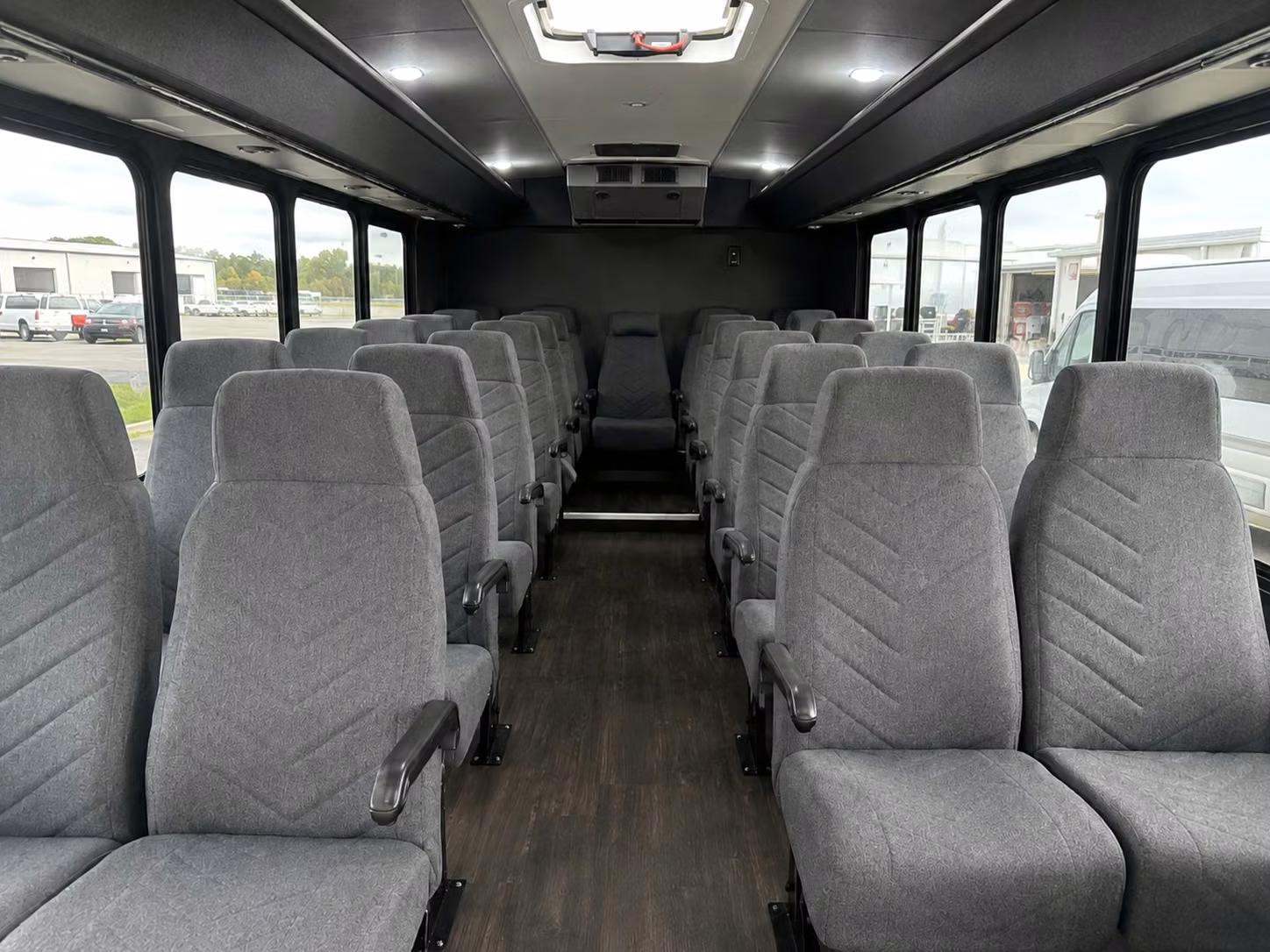 15 passenger minibus interior