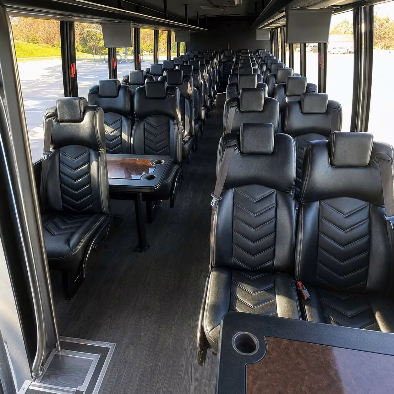 35 passenger minibus inside