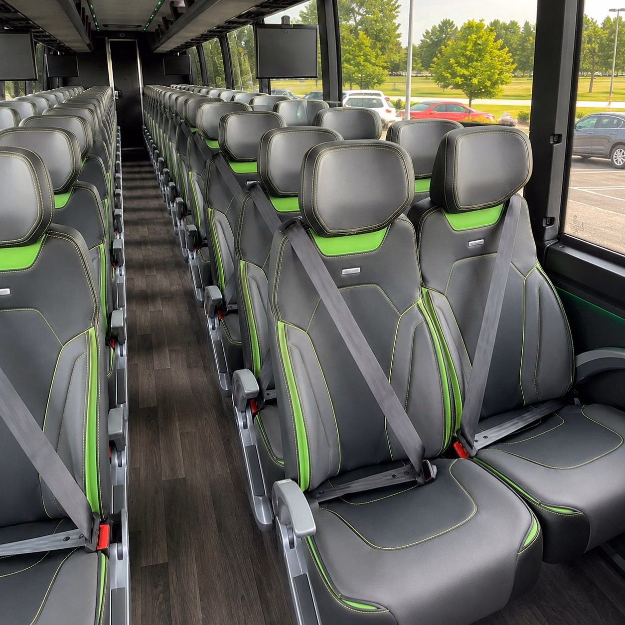 norman 56 passenger charter bus rental