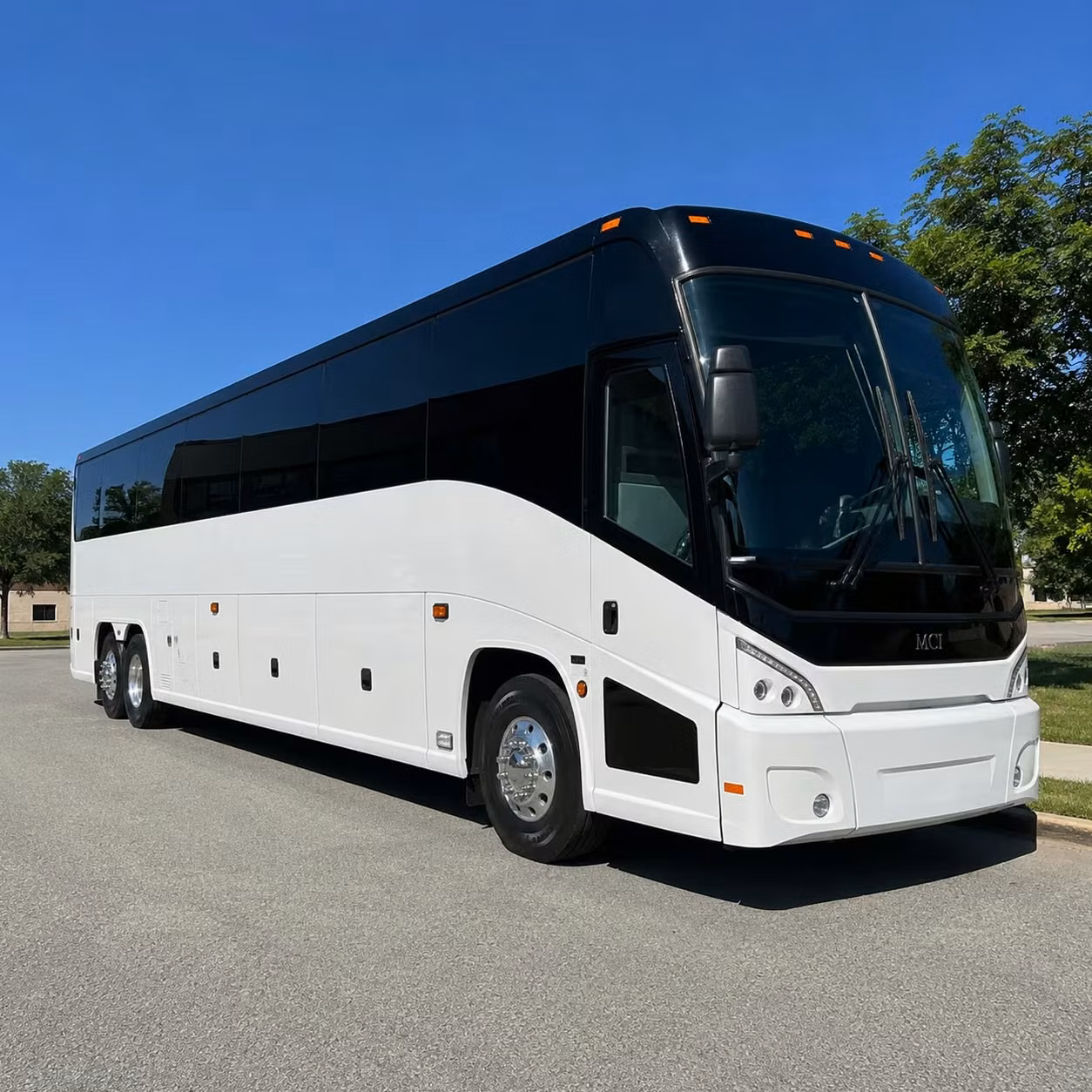 norman charter bus interior