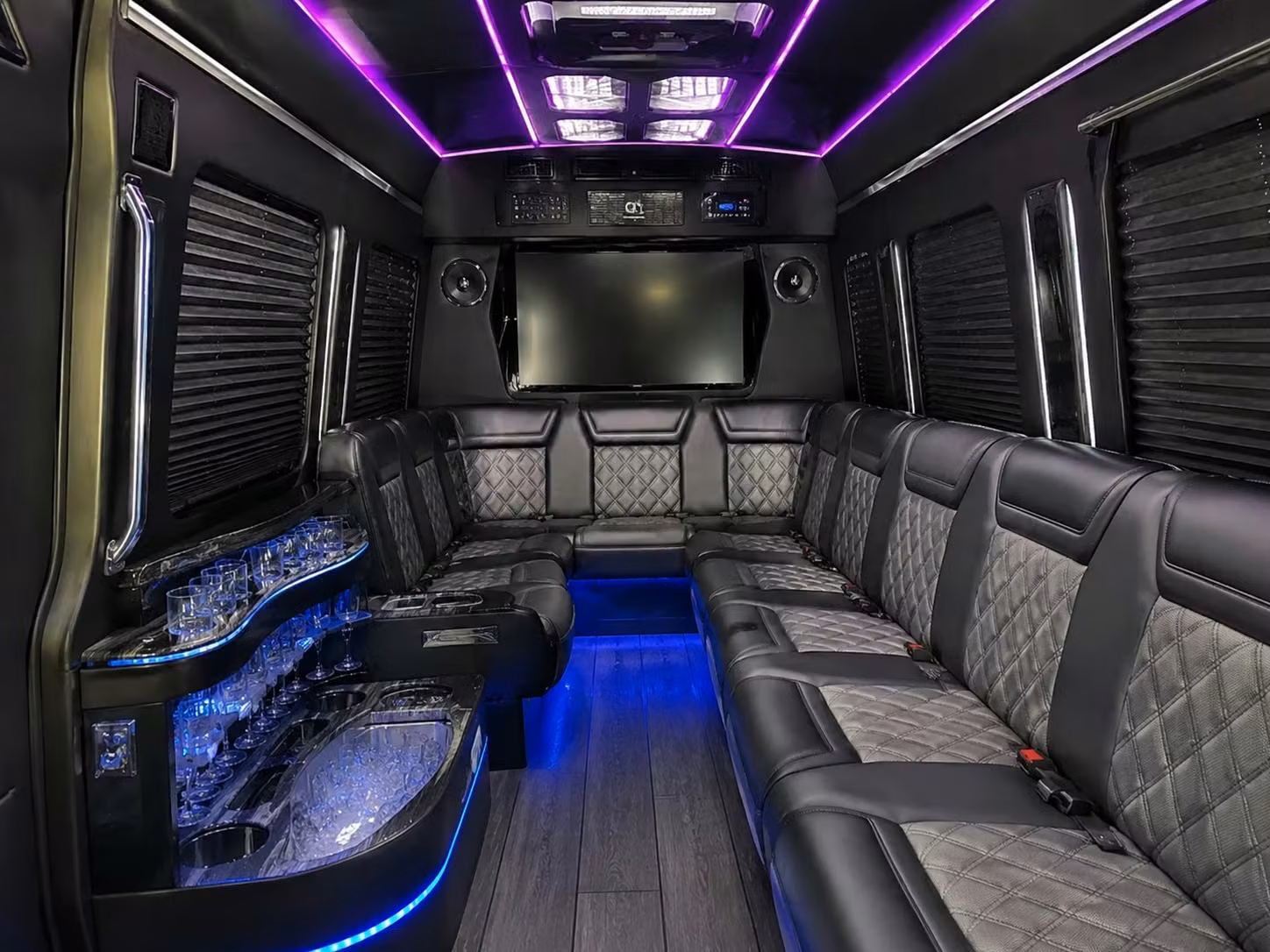 sports team travel buses for norman high school and club athletics