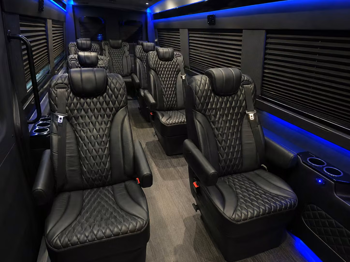 sprinter van with driver inside